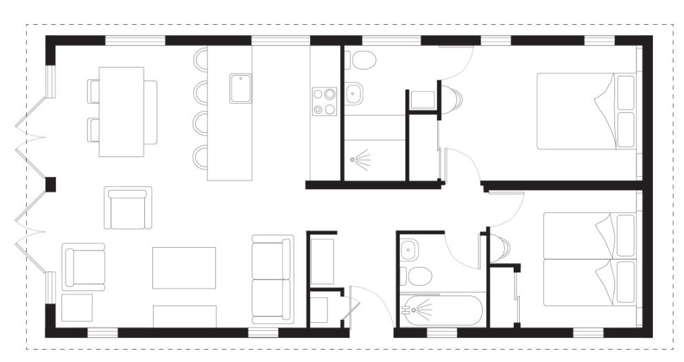 40 x 20 Pathfinder Retreat 2020 model