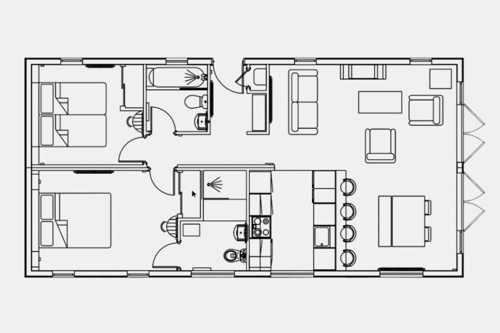 42' x 22' Pathfinder Retreat 2020 model