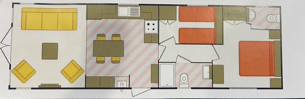 38 x 12 Sunseeker Spirit Floorplan