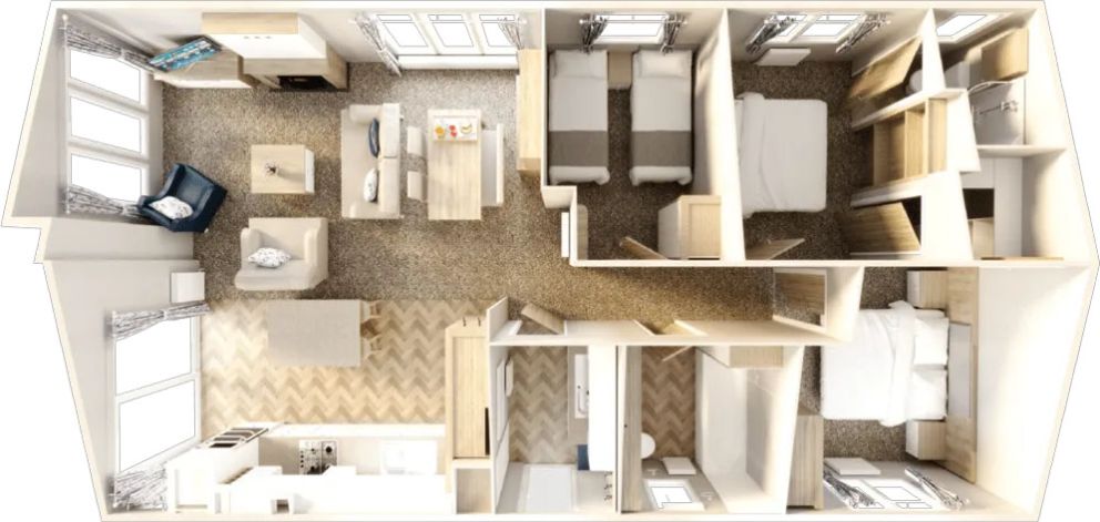 40 x 20 Willerby Pinehurst 2020 model